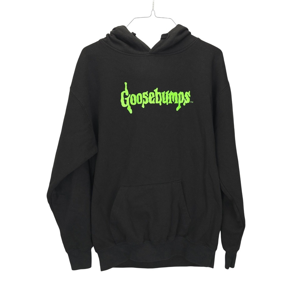 Goosebumps Horrorland Black‎ Hoodie Sweatshirt Unisex M R.L. Stine Nostalgia